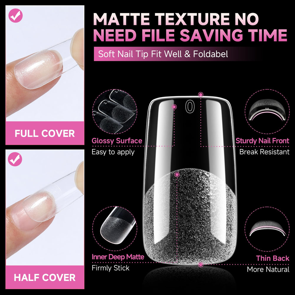 UNA GELLA 12 sizes box labeled 0–11 for quick matching and uniform nail sets.