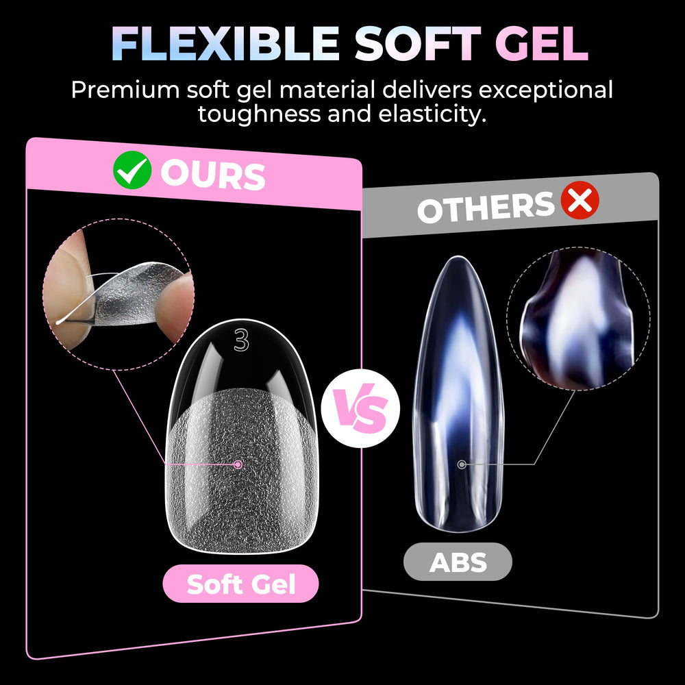 UNA GELLA 15 sizes included for precise fit across nails