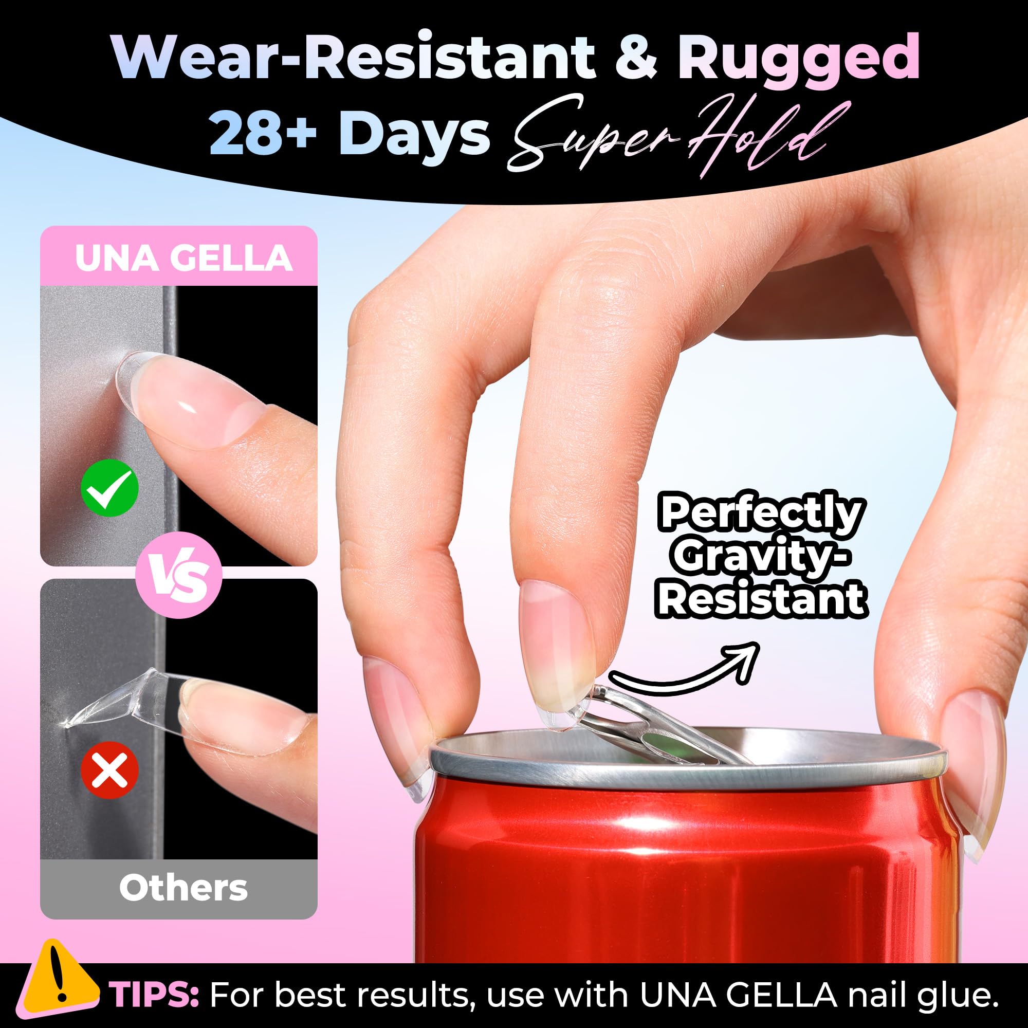 UNA GELLA 300-piece pack image demonstrates abundance for DIY salon projects