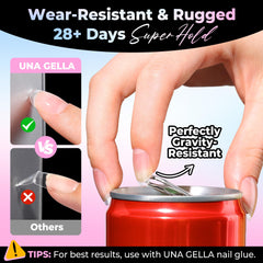 UNA GELLA 300-piece pack image demonstrates abundance for DIY salon projects