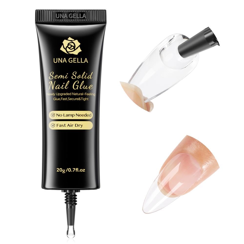 UNA GELLA packaging and 20g bottle shown for easy grip and storage
