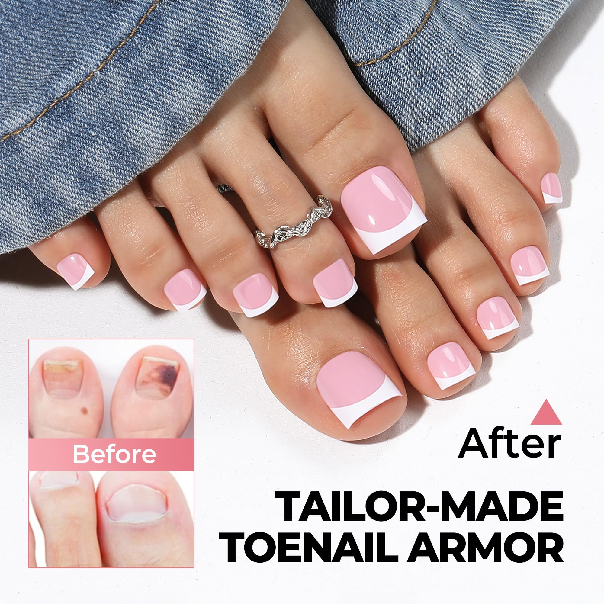 UNA GELLA pedicure en casa hazlo-tu-mismo para cuidado personal.