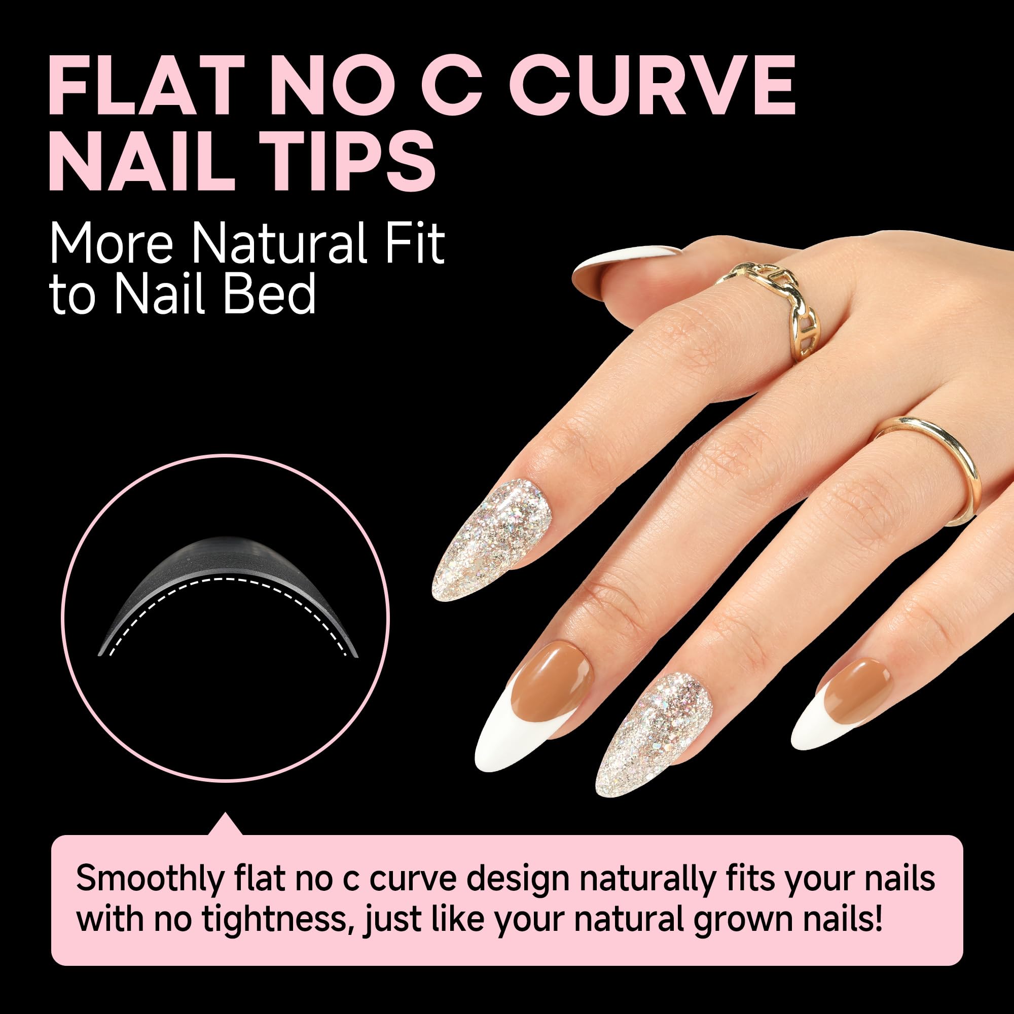 UNA GELLA pre-buffed tips reduce polishing steps for smoother results.