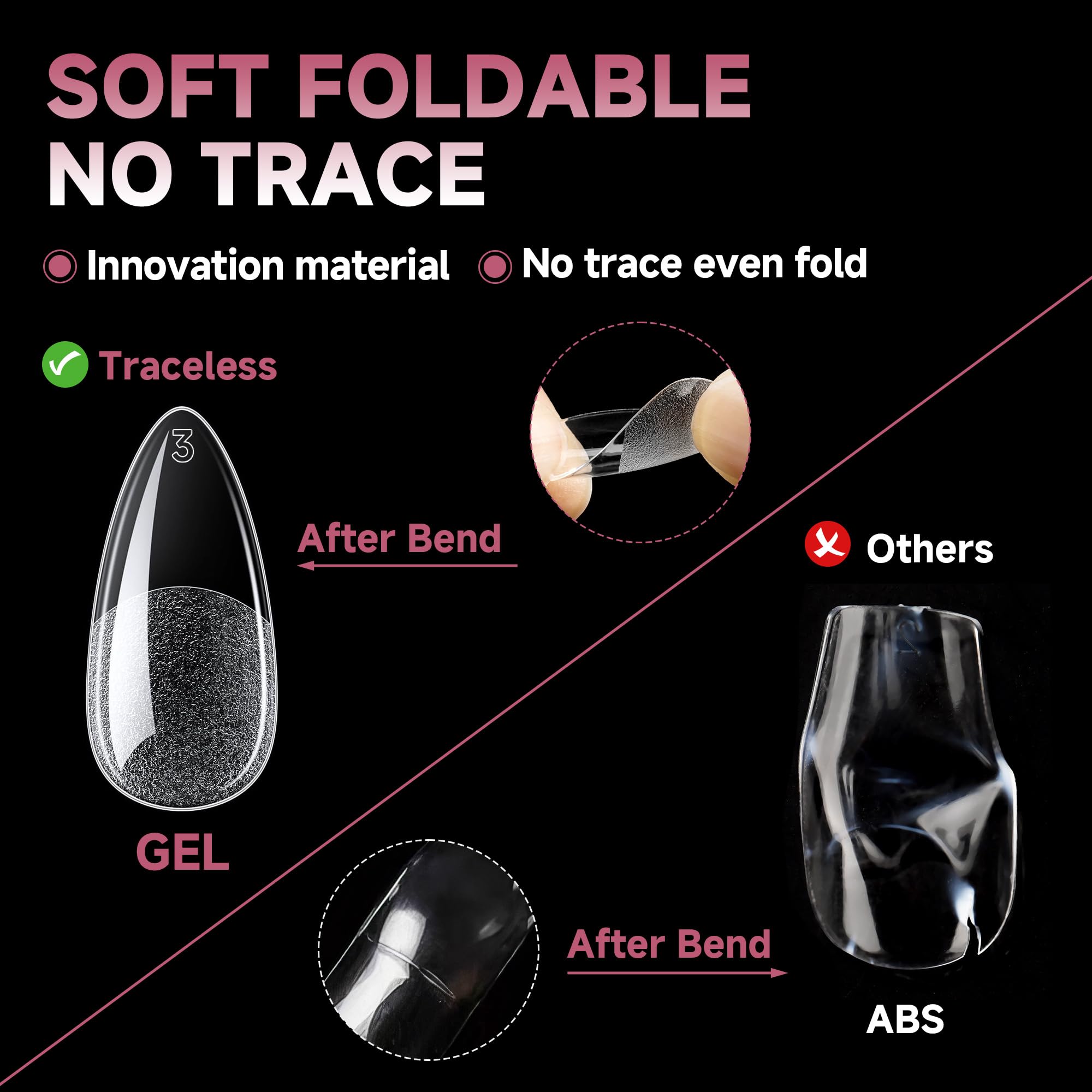 UNA GELLA pre-numbered tips simplify sizing for quick DIY manicure.