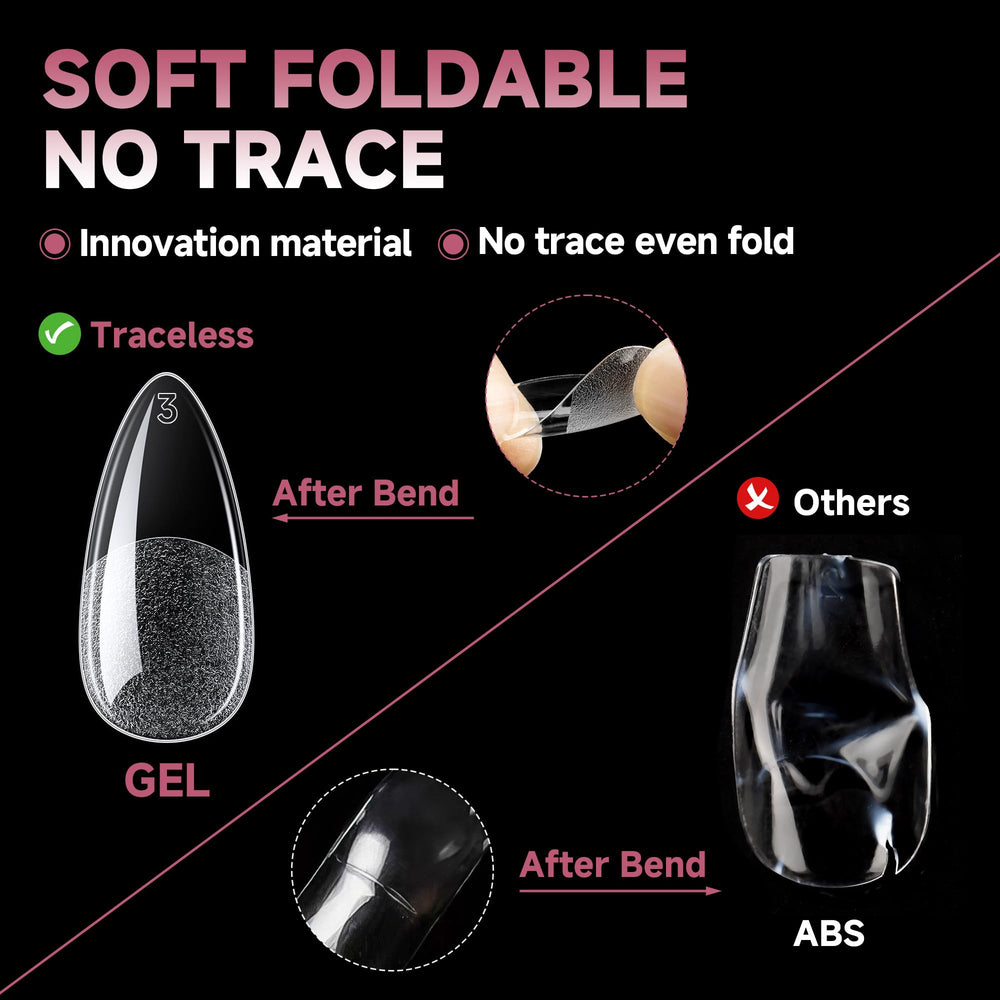 UNA GELLA pre-numbered tips simplify sizing for quick DIY manicure.