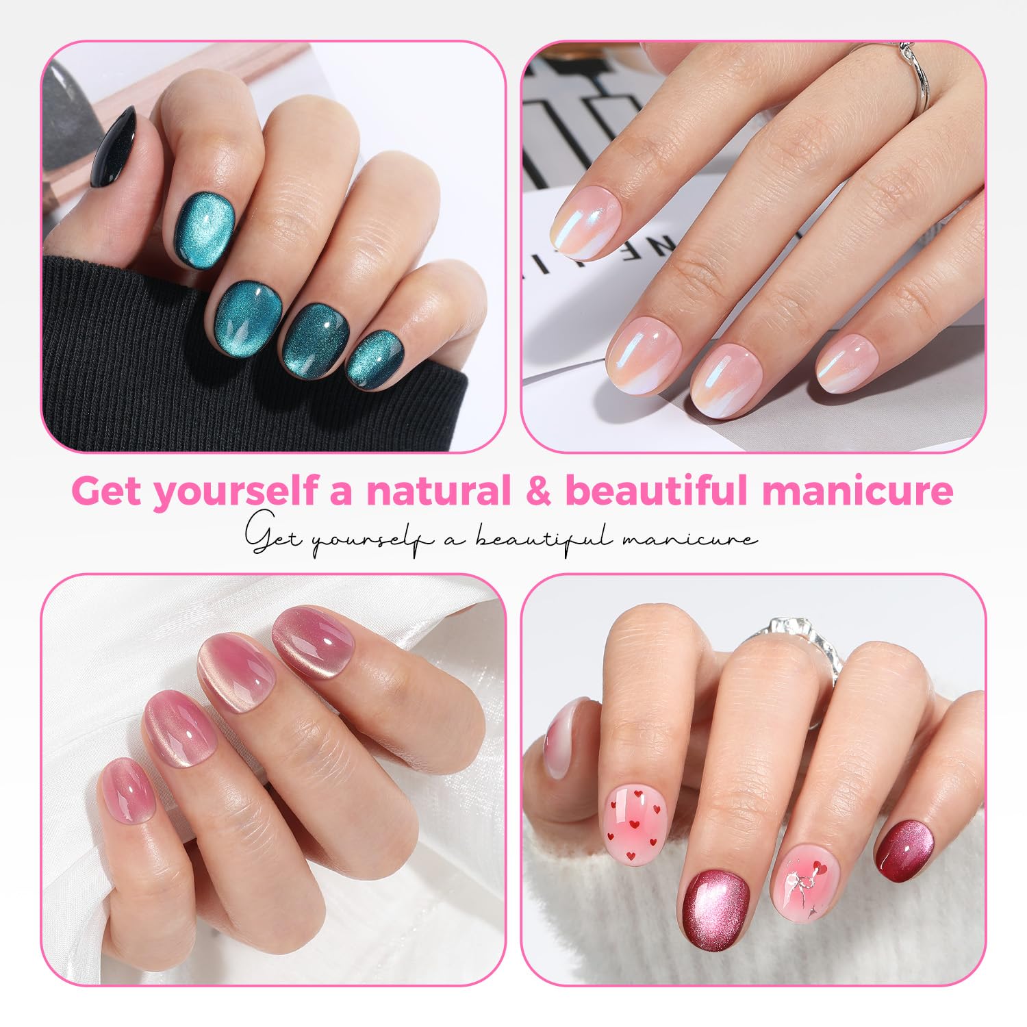 UNA GELLA pre-shaped nail tips enabling fast, precise DIY or salon applications.