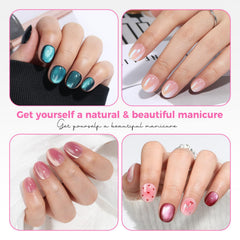 UNA GELLA pre-shaped nail tips enabling fast, precise DIY or salon applications.