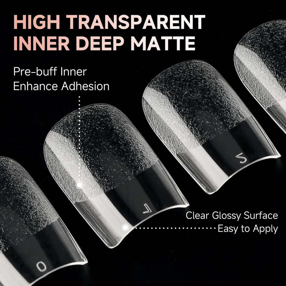UNA GELLA tips fit gel, acrylic, and dip powders for versatility.