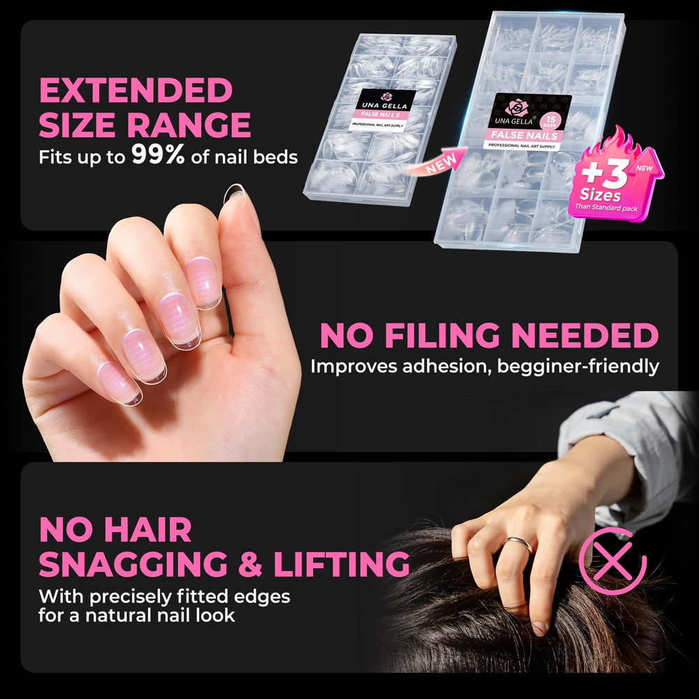 UNA GELLA material soft gel ligero y resistente para uñas duraderas