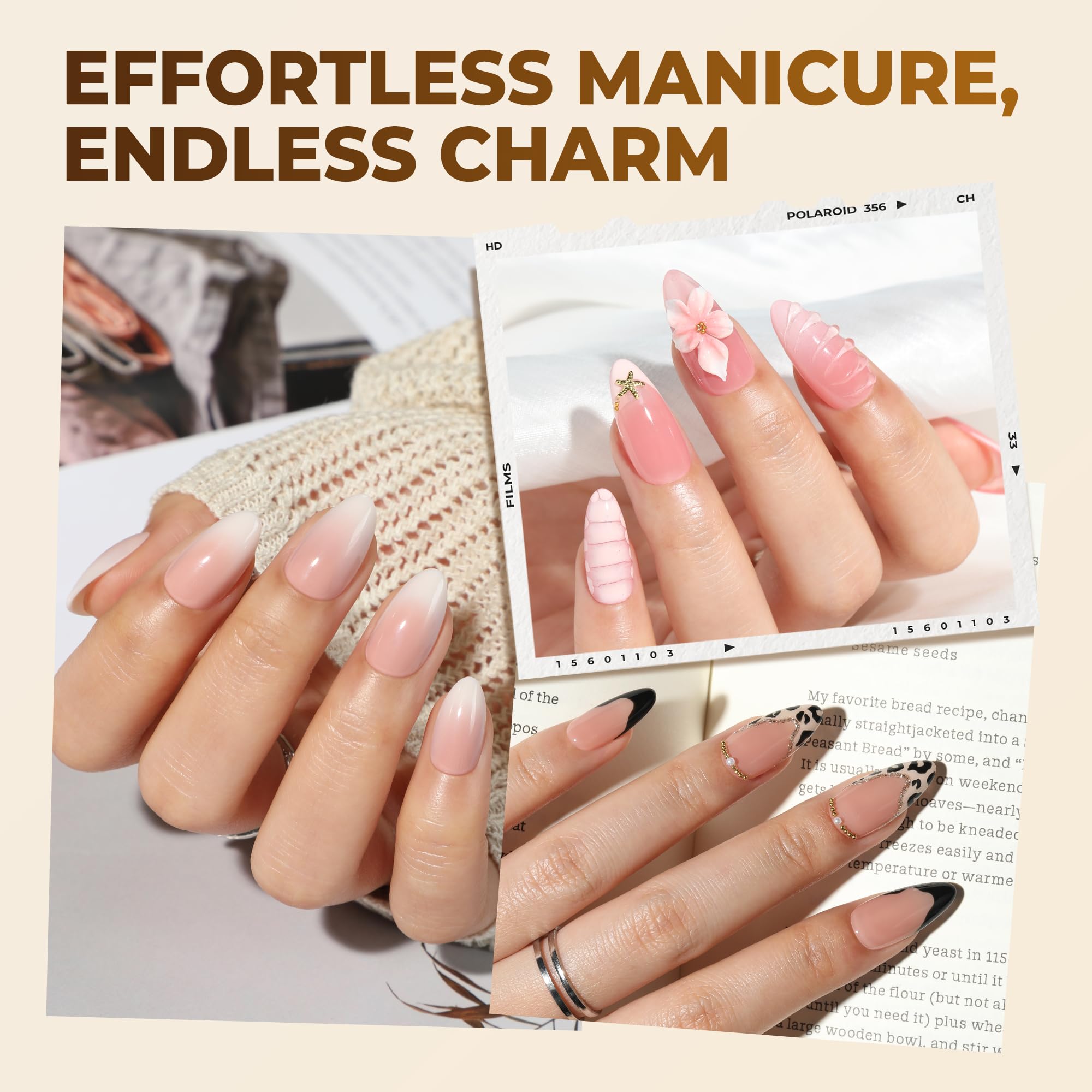 Rhinestone glue close-up from UNA GELLA for sparkling designs