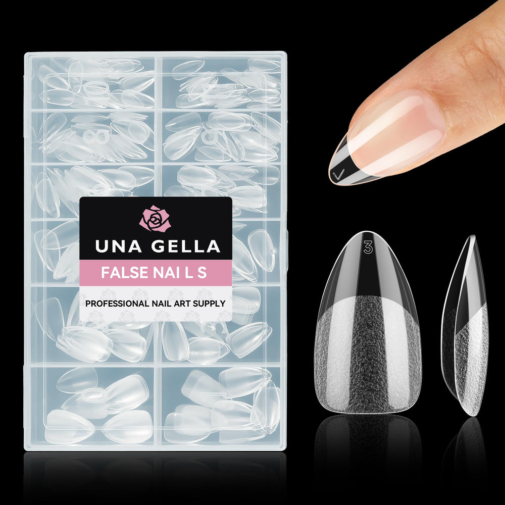 UNA GELLA 12-size, 312-piece pack for home and salon use.