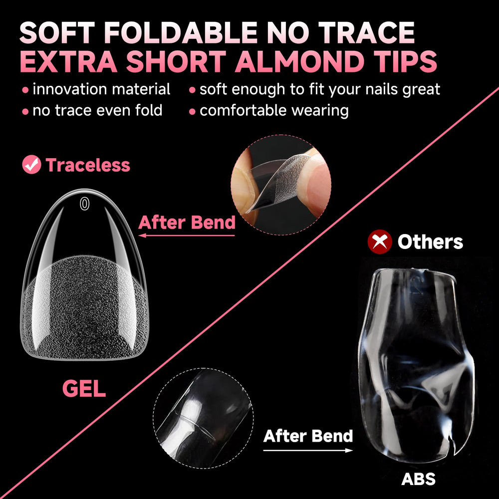 UNA GELLA soft gel tips for flexible, easy application