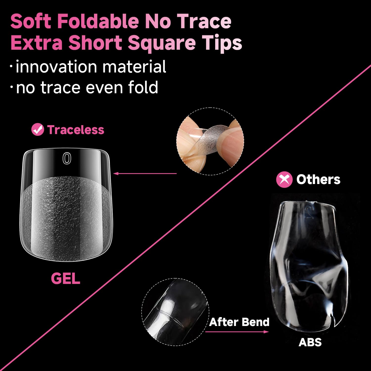 UNA GELLA soft gel full-cover tips for easy nail extensions