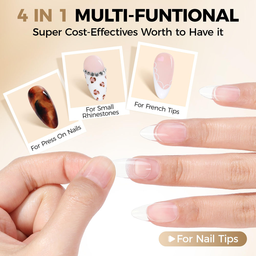UNA GELLA Gel glue used with press-ons and tips for secure fit