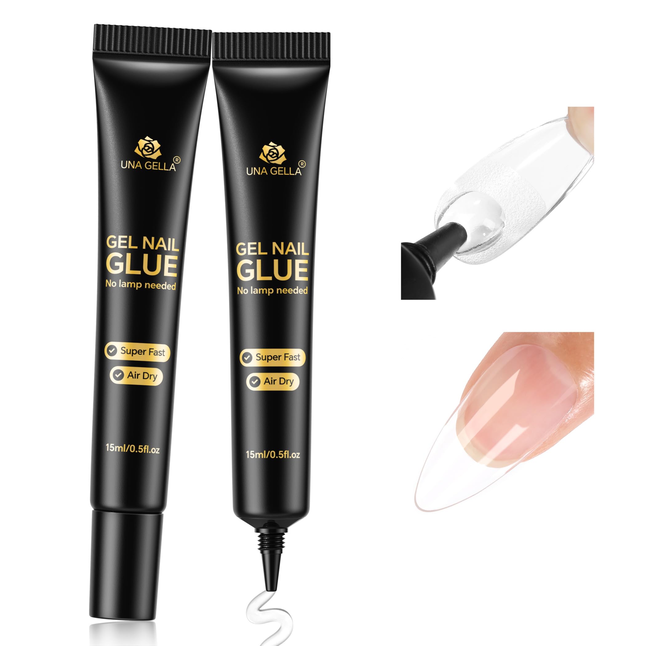 UNA GELLA Value 2‑pack for convenient home manicures
