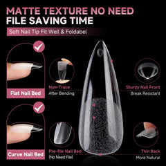 UNA GELLA thick-front ultra-thin-back design for durable edge performance.