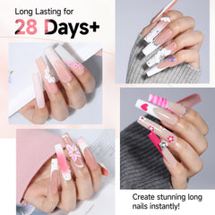 UNA GELLA tips con dorso de gel suave y flexible.