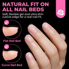 UNA GELLA: gel suave transparente para un estilo natural