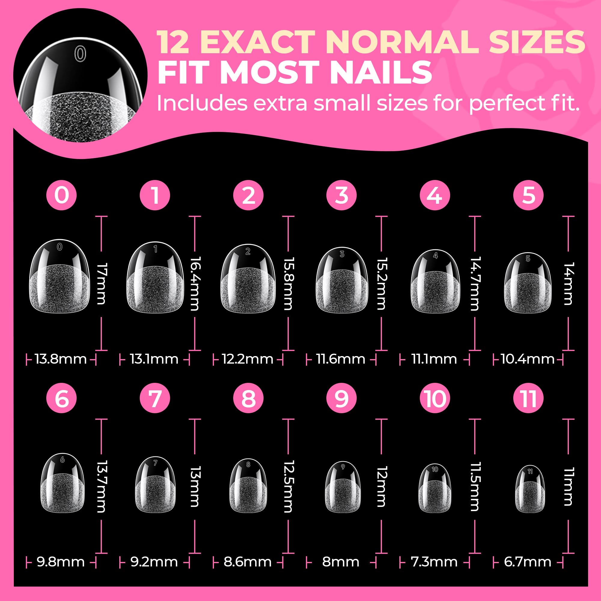 UNA GELLA tips oval kit hazlo-tu-mismo-salon: transforma tus uñas en casa