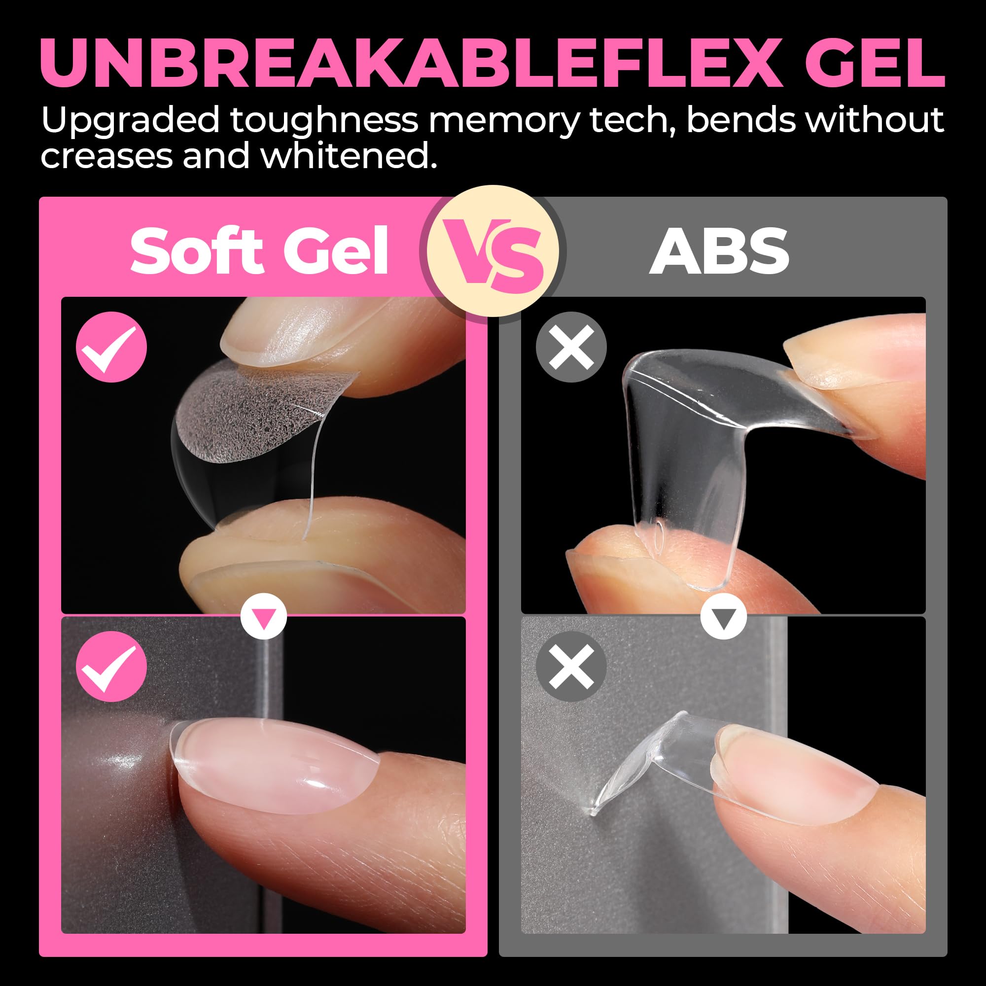 UNA GELLA tips oval sin olor: experiencia agradable al aplicar en casa