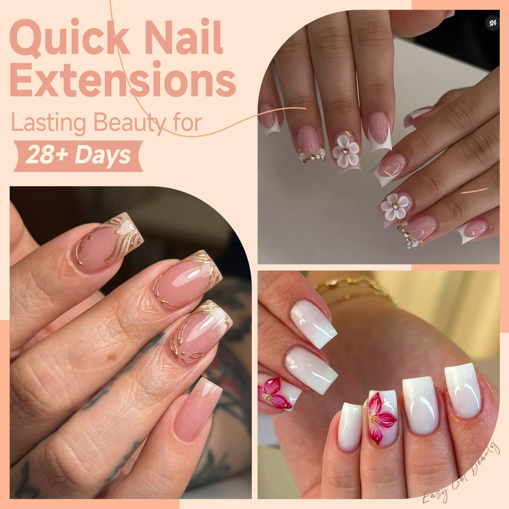 UNA GELLA ultra-fit seamless tips fit nails smoothly for natural wear