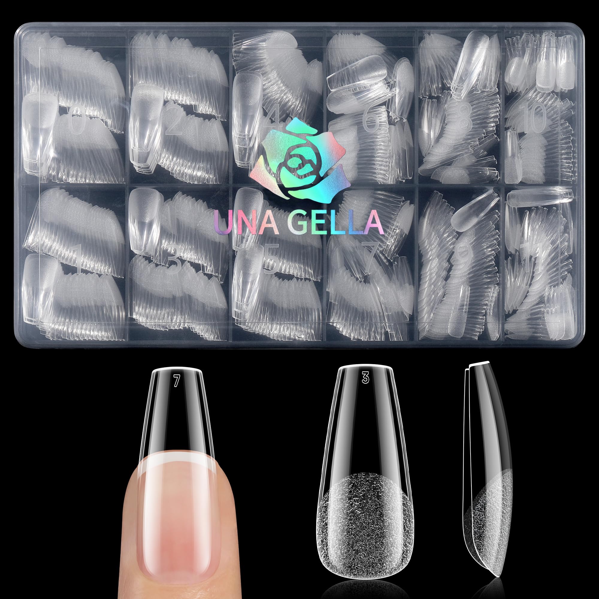 Efecto ombre posible con las puntas UNA GELLA