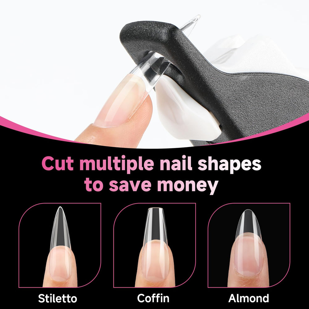 UNA GELLA XXL stiletto tips last up to four weeks with proper use.