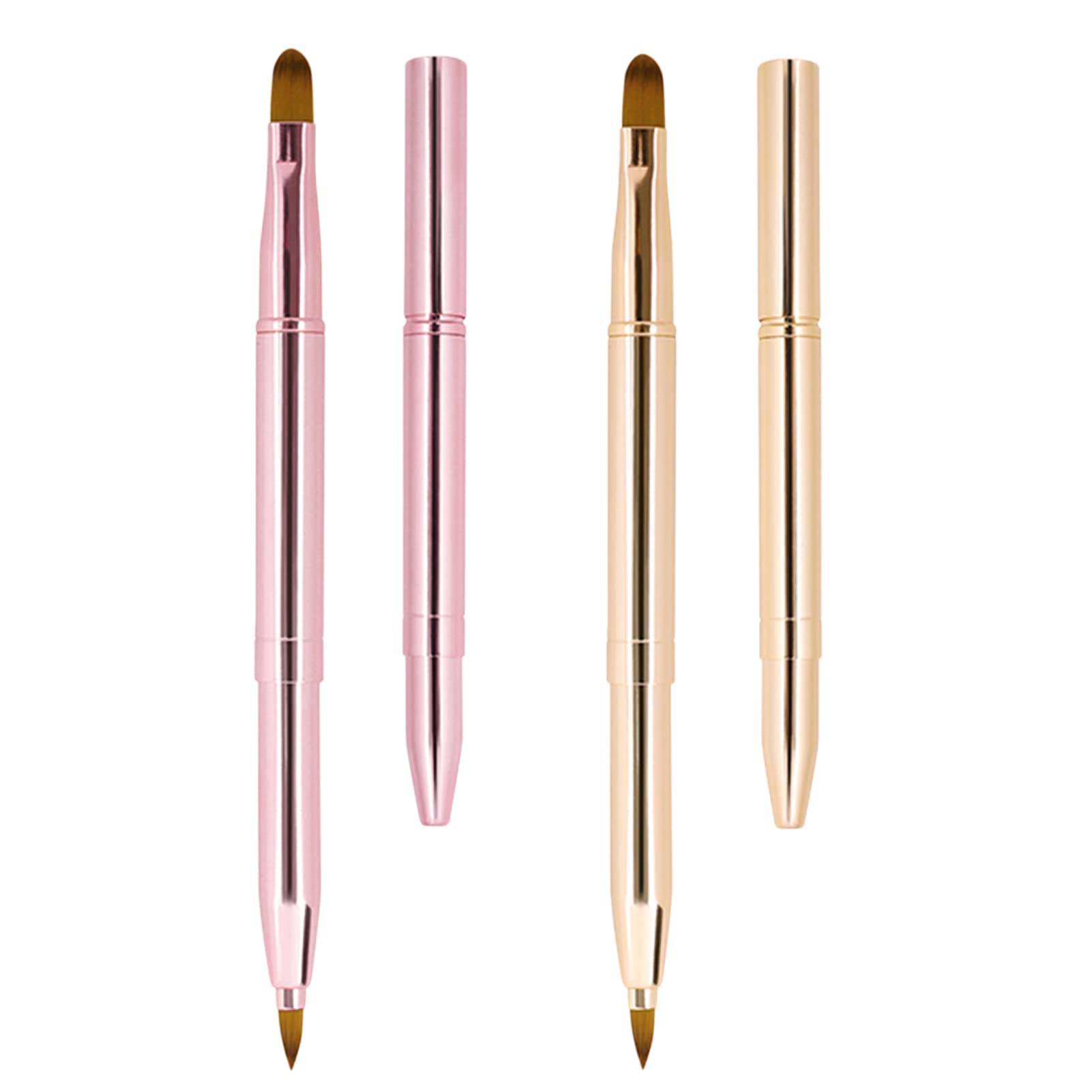 Unaone lip brush dual-ended design for precise lipstick and gloss application on the go.