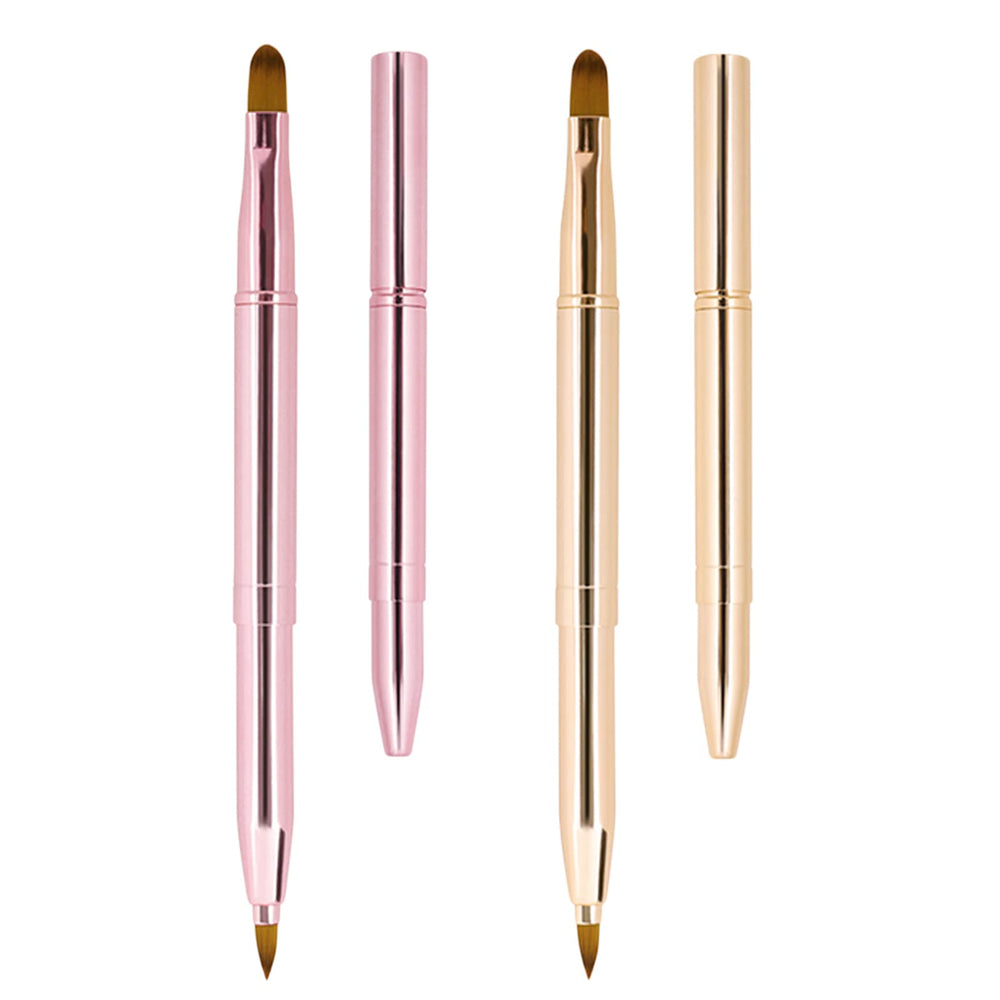 Unaone lip brush dual-ended design for precise lipstick and gloss application on the go.