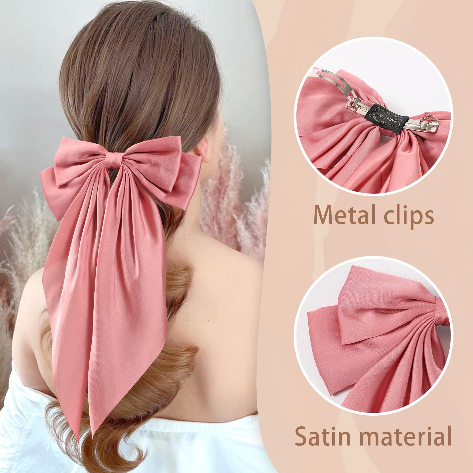 Unbednigt green bow clip is ideal for daily wear or special occasions.