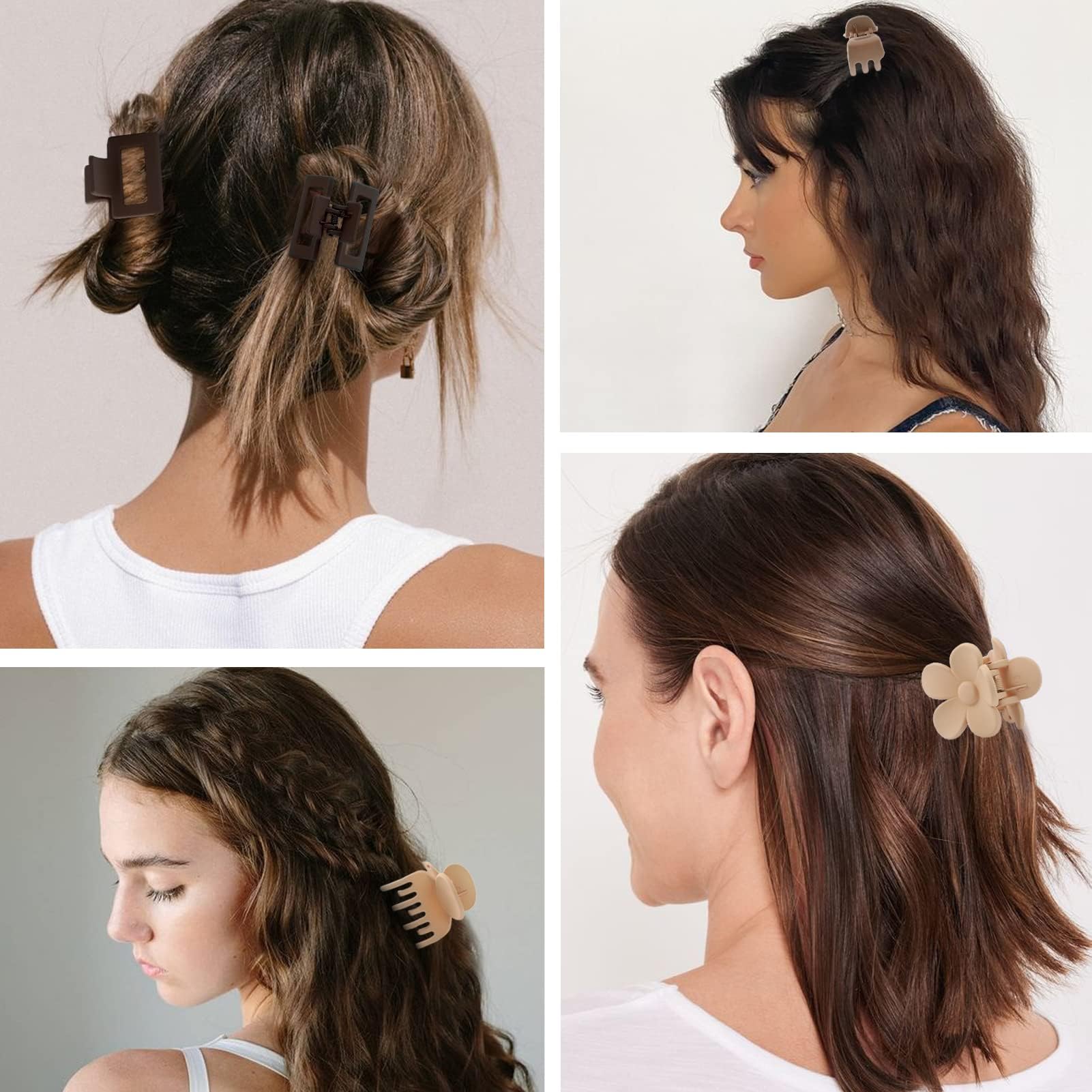 Unbednigt soft grip teeth protect hair while styling securely
