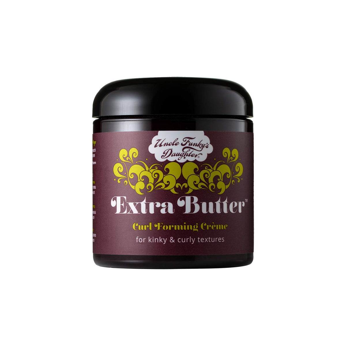 Uncle Funky's Daughter Extra Butter crema formadora de rizos en envase, manejo suave.