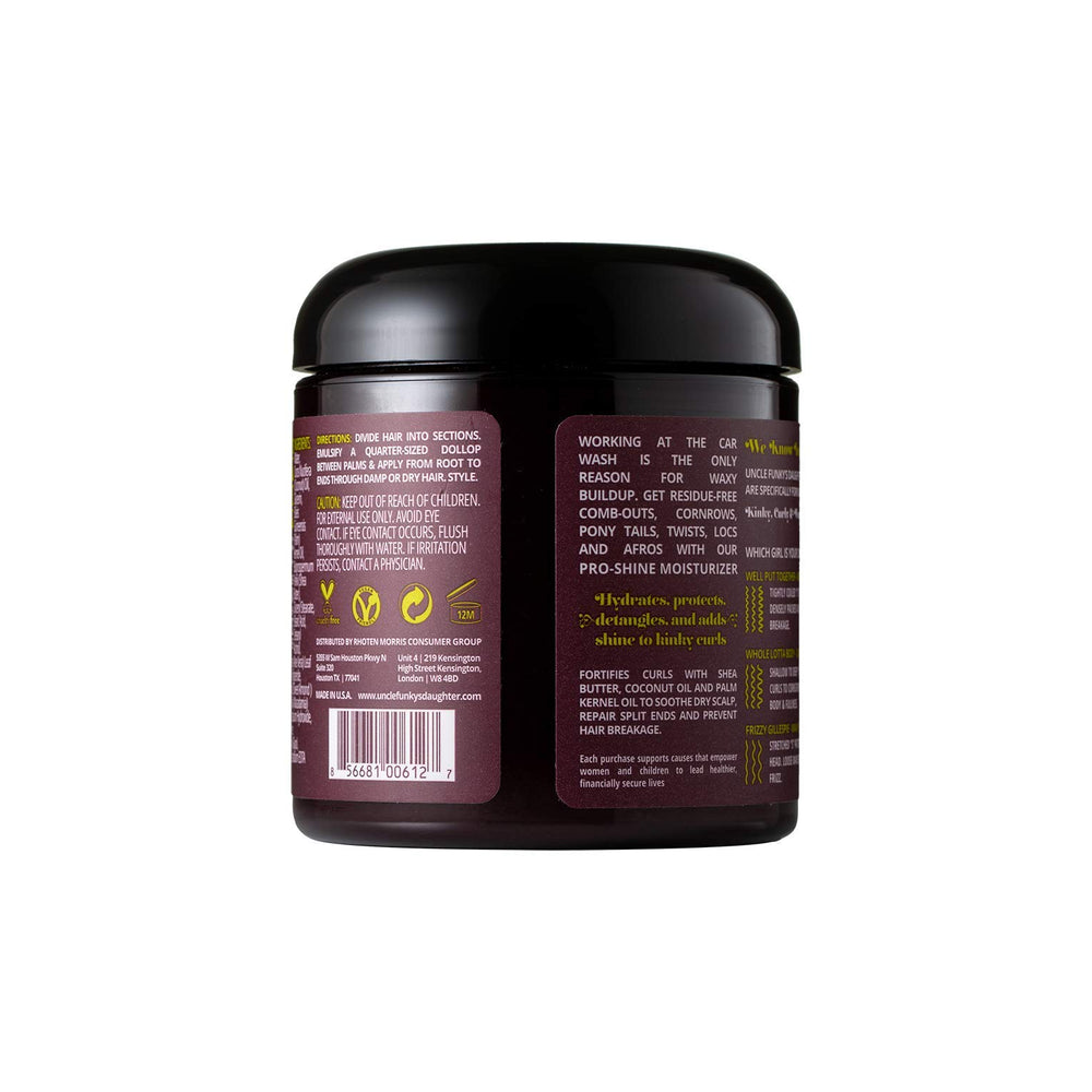 Uncle Funky's Daughter Extra Butter crema, textura cremosa para rizos definidos.