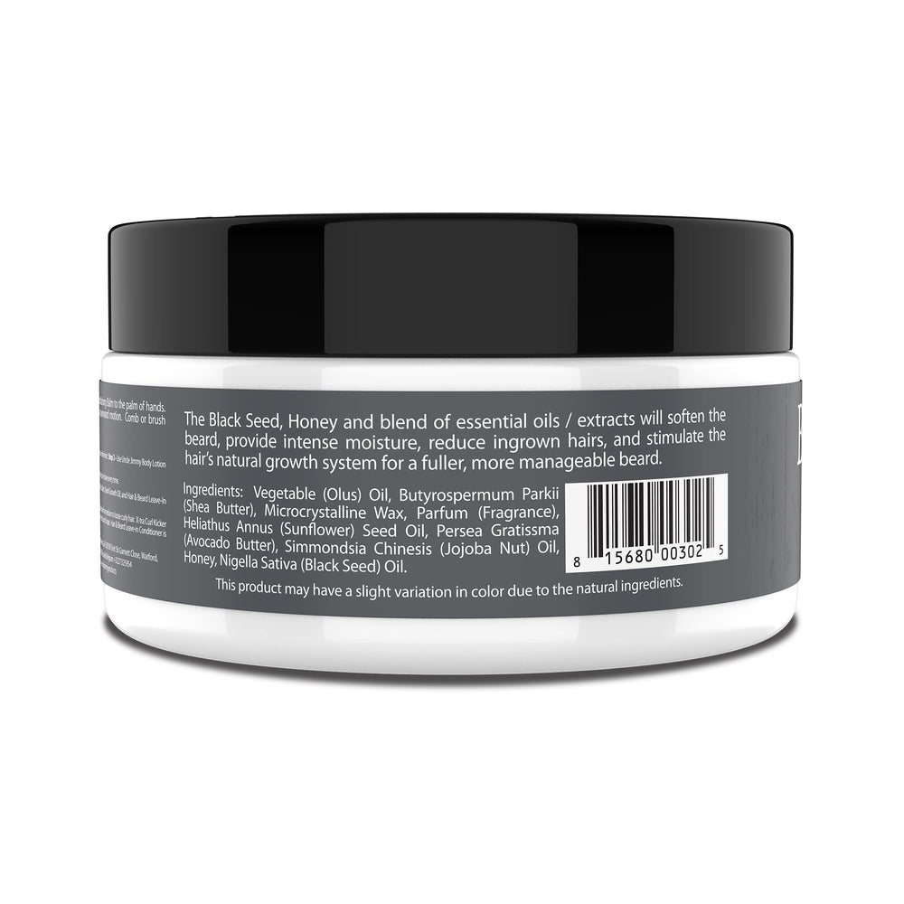 Uncle Jimmy beard softener ingredients honey and shea for nourishment