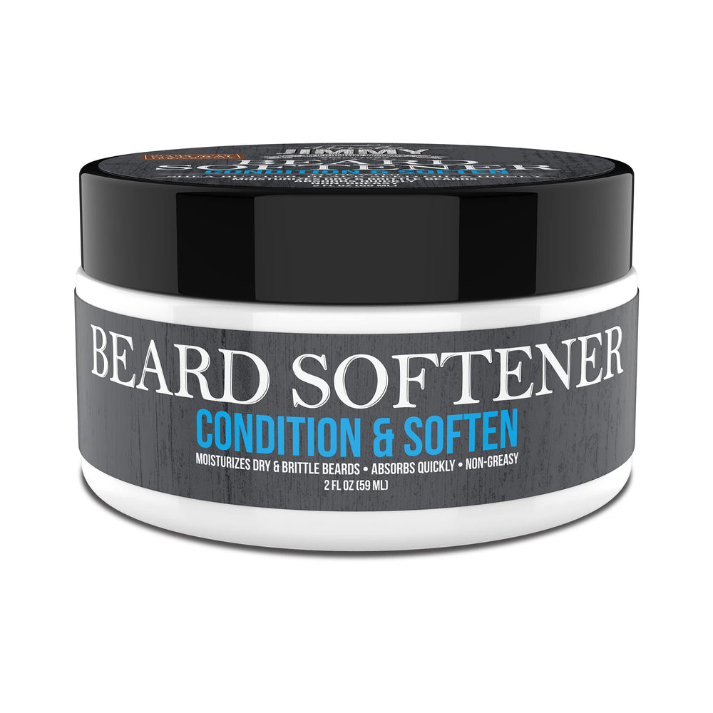 Uncle Jimmy beard softener packaging label highlighting cruelty-free and paraben-free