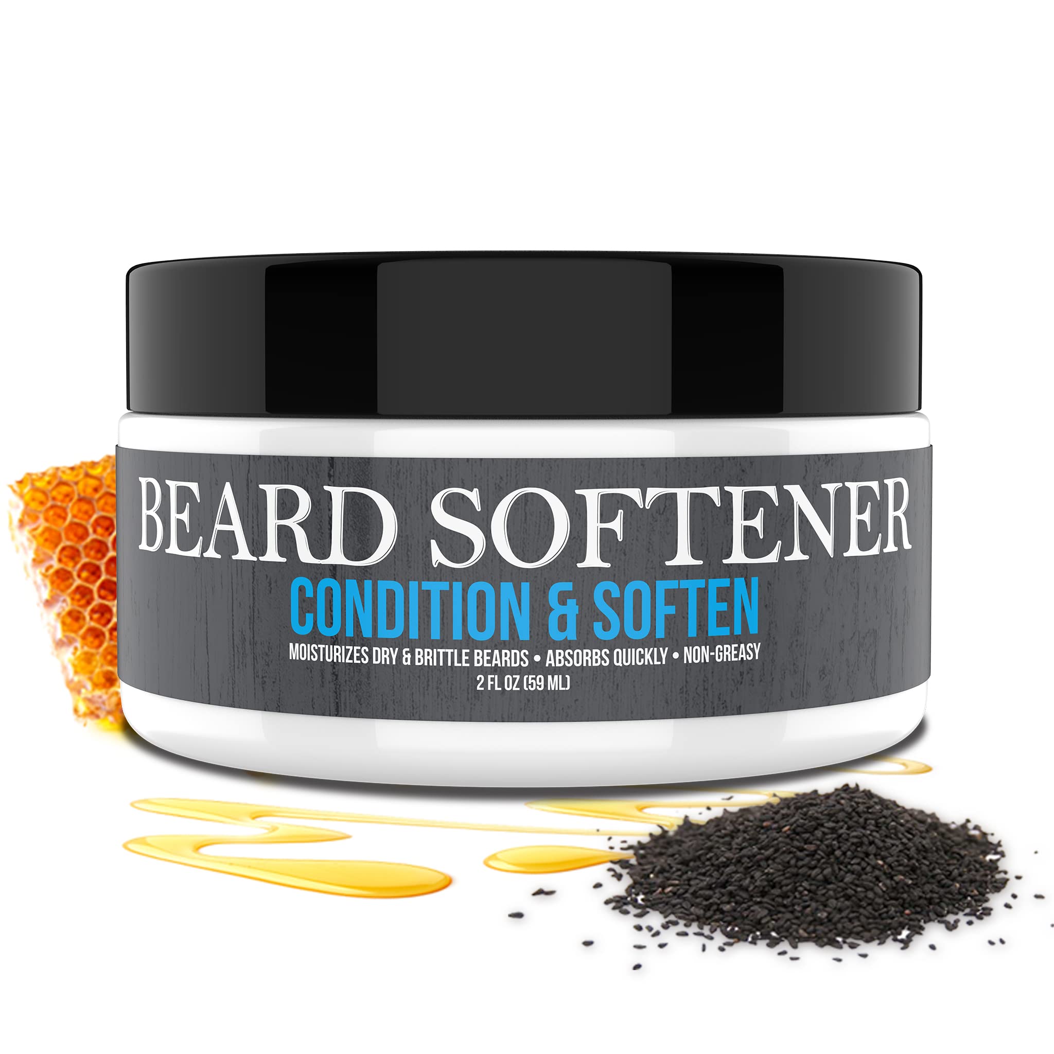 Uncle Jimmy beard softener texture close-up shows rich, non-greasy hydration