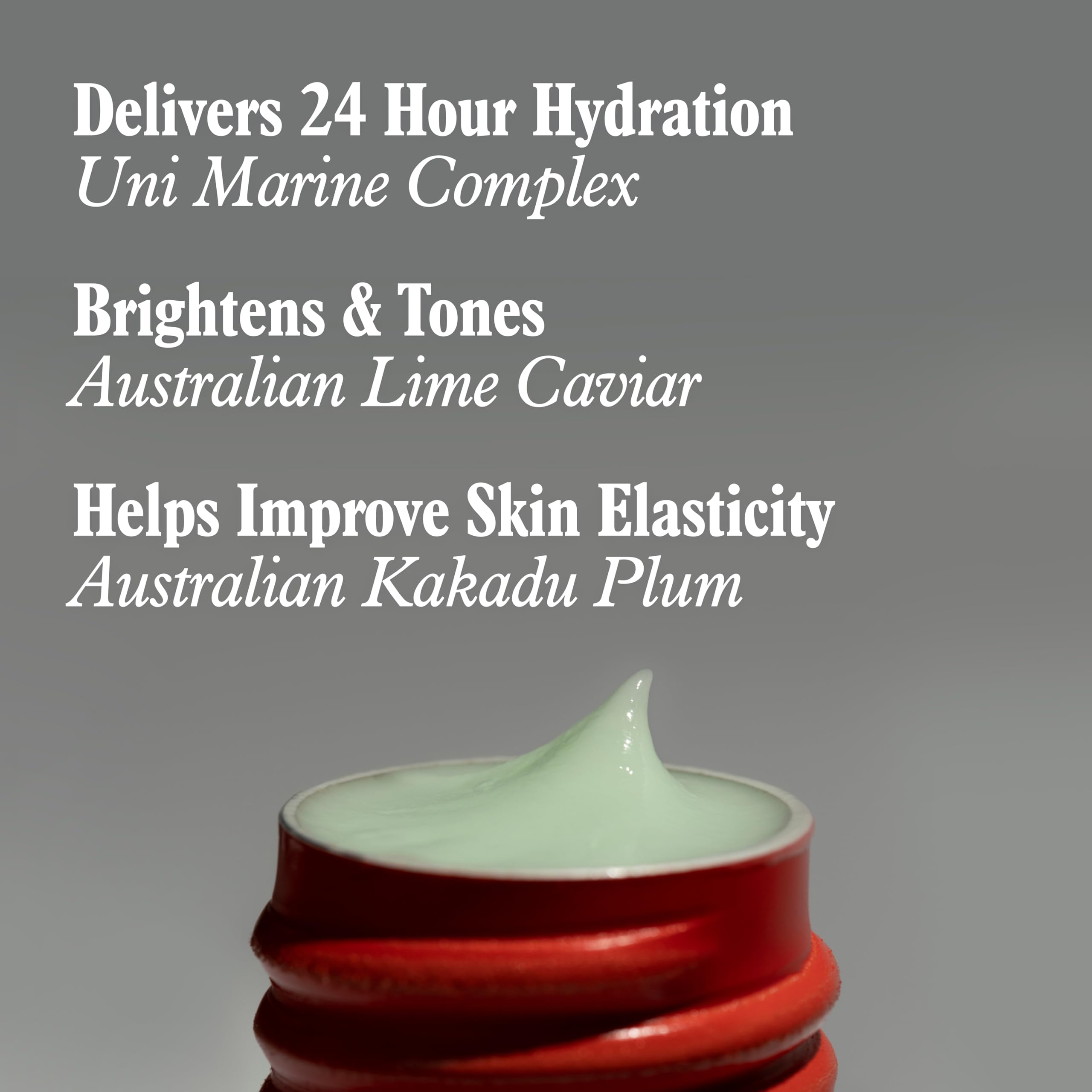 lime caviar exfoliating particles visible in serum for gentle texture renewal