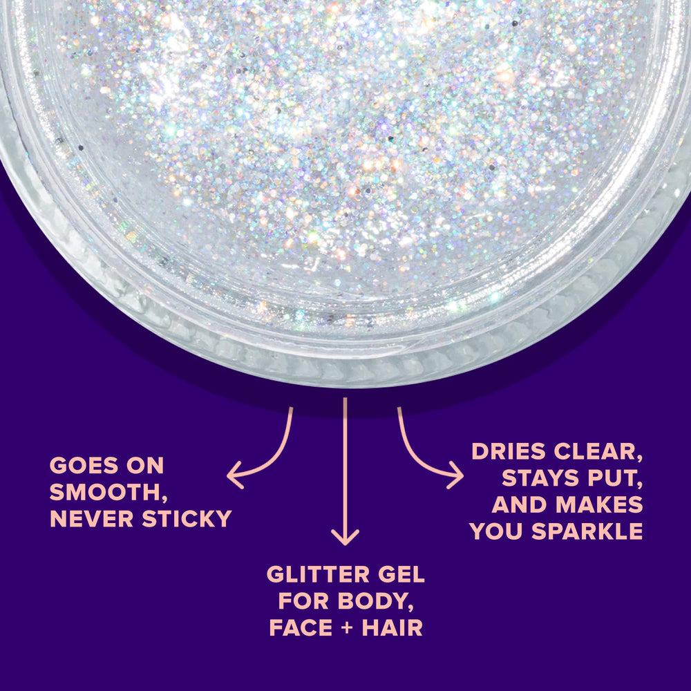 UNICORN SNOT brillo holográfico para las cejas, realza la mirada