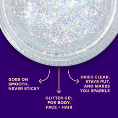 UNICORN SNOT brillo holográfico para las cejas, realza la mirada