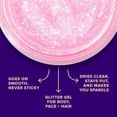 UNICORN SNOT brillo para ojos, acentúa la mirada con destellos.
