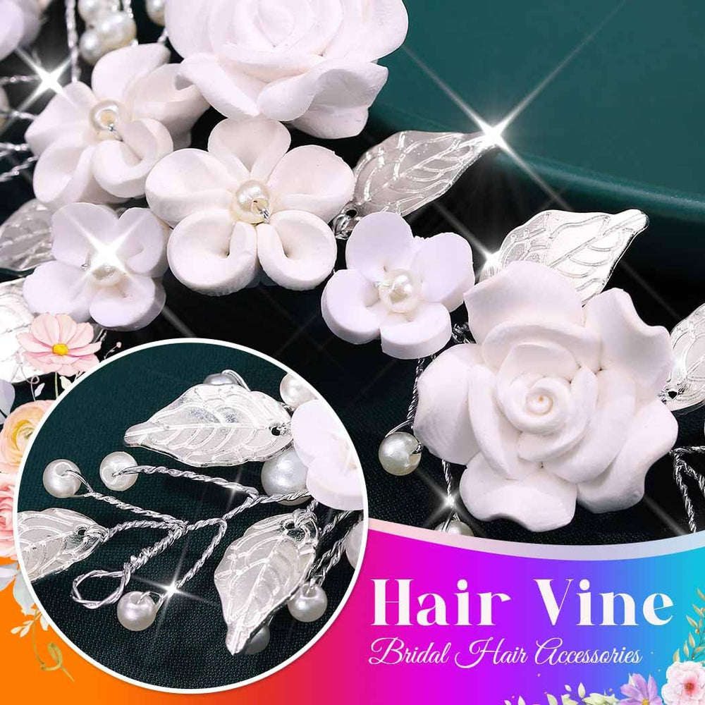Accesorio para el cabello Unicra con perlas, perfecto para ocasiones.