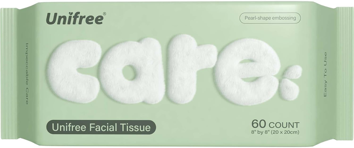 UNIFREE towel size 20 cm by 20 cm for easy handling