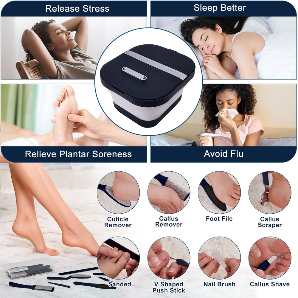 UNIFULL foldable foot spa design saves space for living rooms