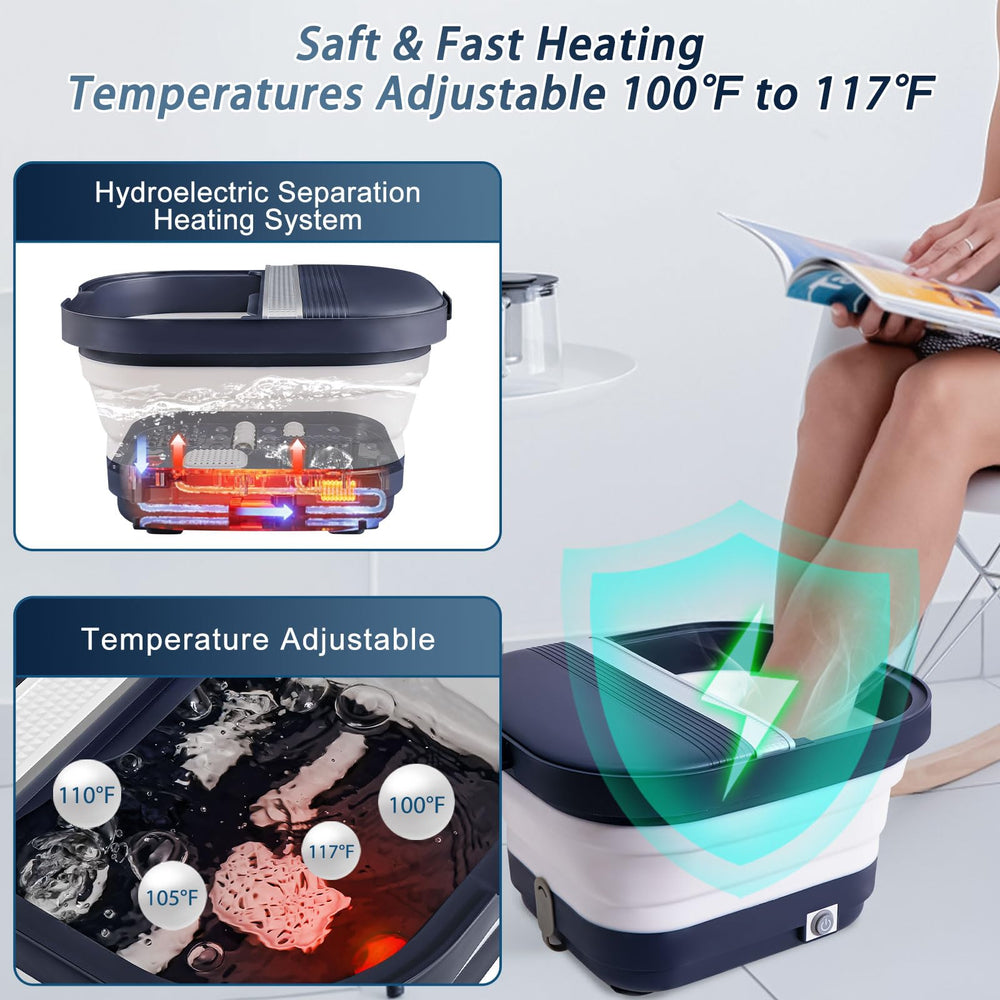 UNIFULL pedicure kit storage box keeps spa materials organized