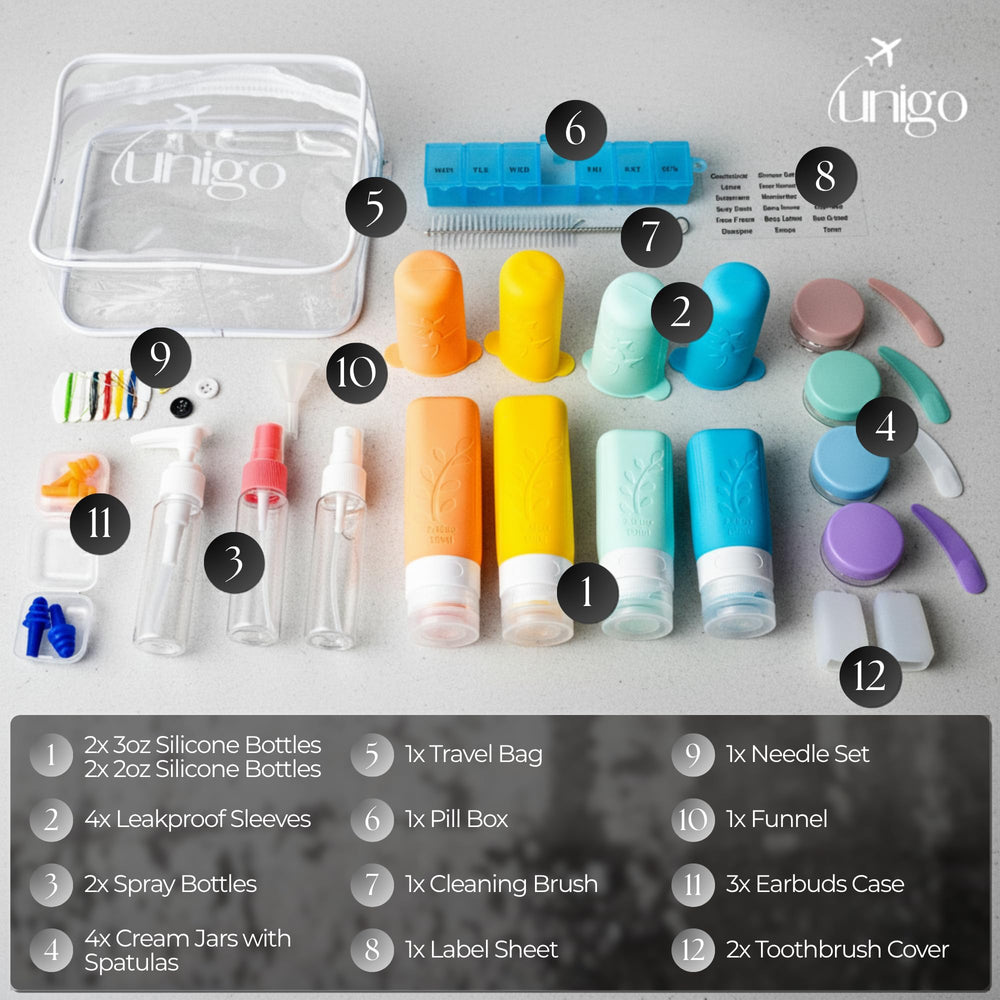 Unigo pill box offers compact organization for meds and supplements