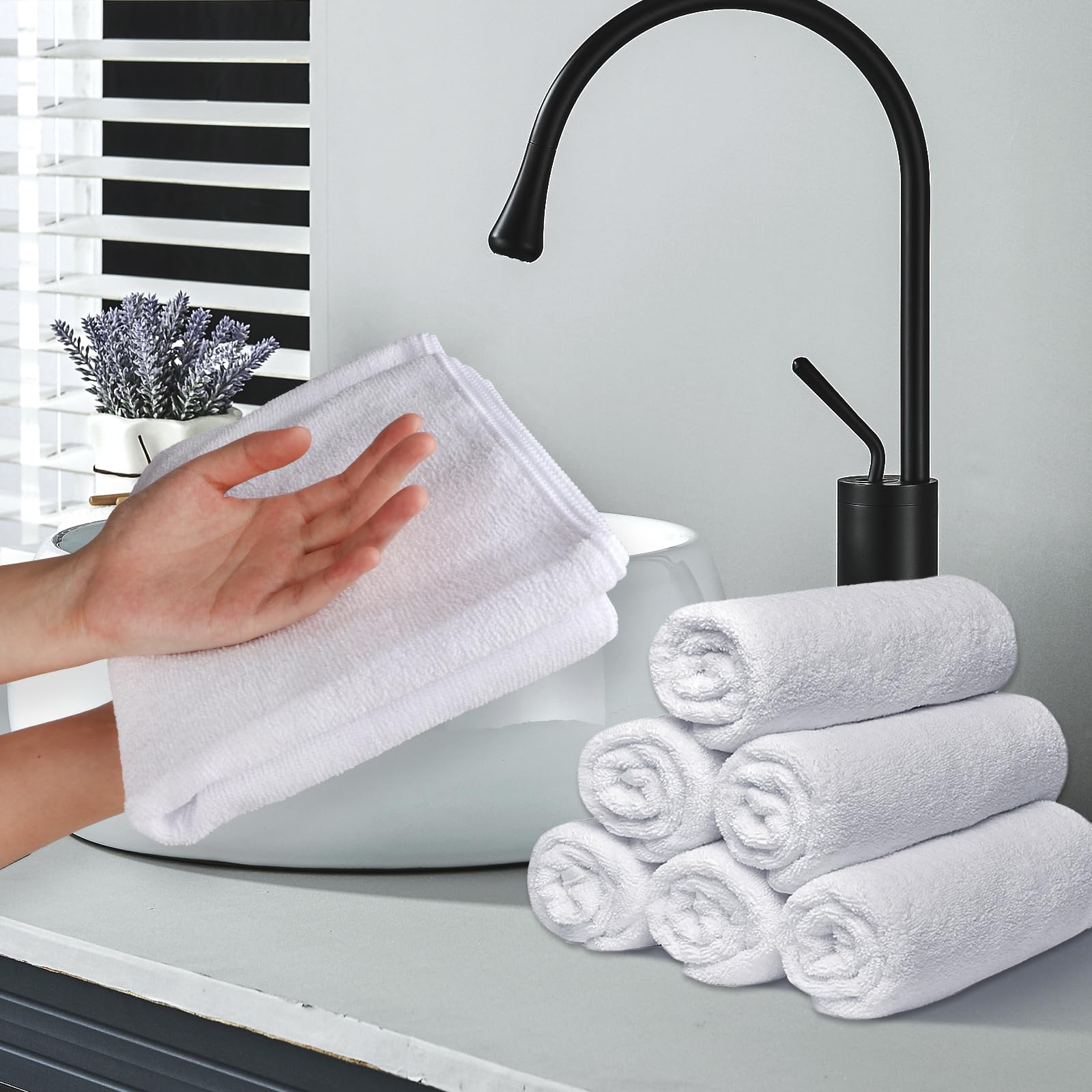 Hassle-free white towels for spa, gym, and salon routines