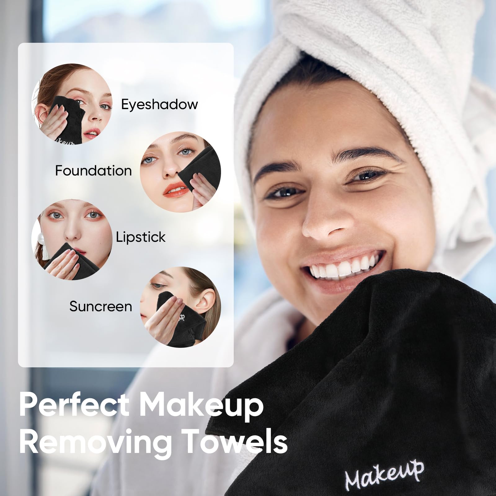 UNIMADE makeup remover cloth for the hand, durable and reusable for daily skincare.