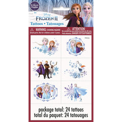 Tatuajes transferibles de Disney Frozen 2 de Unique, colección exclusiva para eventos