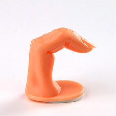 UNIQUE2U plastic fake fingers for nail art, ideal for beginners.
