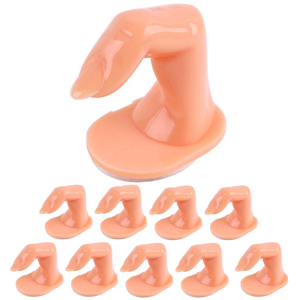 UNIQUE2U practice fingers for nail art training, durable and reusable.